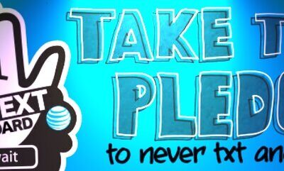 Take a Pledge for the #ItCanWait Campaign from AT&T and NOYS