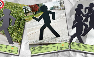 A poster series from WHO for the 2nd UN Road Safety Week