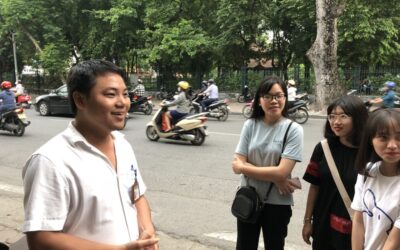 Youth road safety ambassadors make recommendations to the Vietnamese government