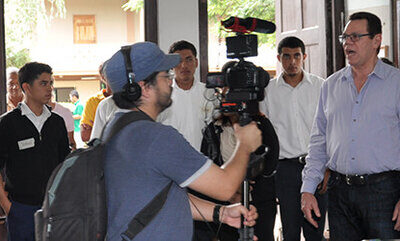 Carribean Development Bank President visits Belize youth facilitators