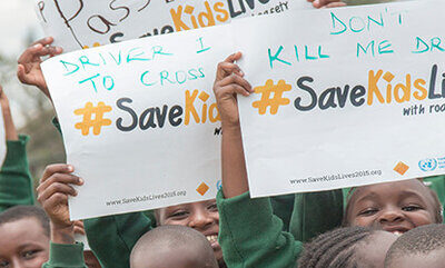 #SaveKidsLives campaign launched for 3rd UN Global Road Safety Week
