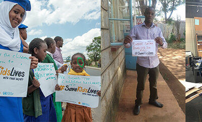 Global Youth Network for Road Safety support #SaveKidsLives campaign
