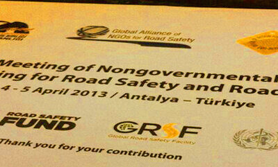 3rd Global Meeting of NGOs for road safety takes place this week