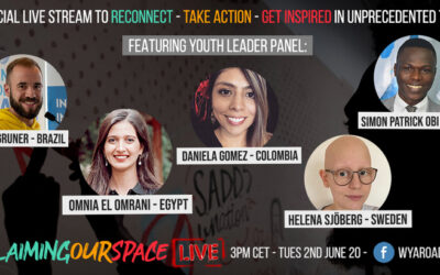 #ClaimingOurSpace Live! – Watch back our live stream with young leaders
