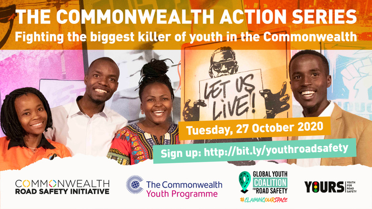 Register to join the Commonwealth Action Series live session on road safety