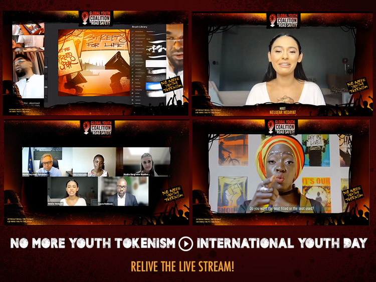 “No more youth tokenism” live stream launched during International Youth Day