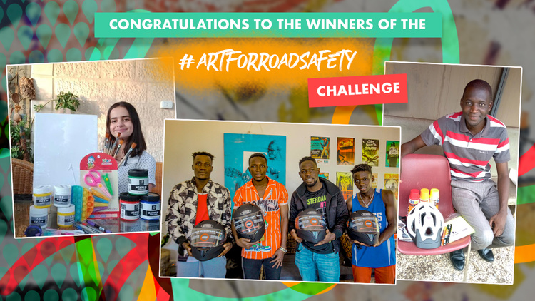 Congratulations to the winners of the Art for Road Safety Challenge!