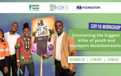 Join our official event for COY16 on road safety and decarbonization