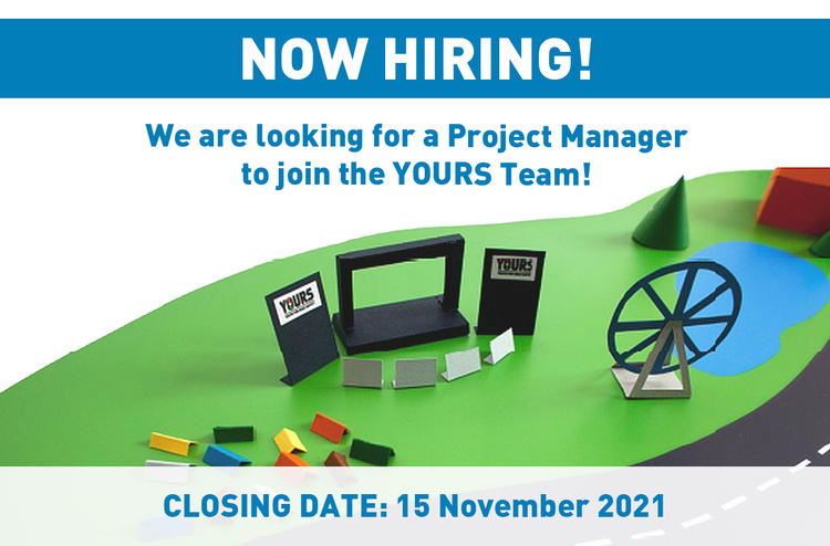 NOW HIRING: The YOURS Team is looking for a Project Manager!