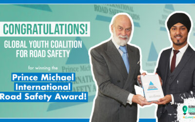 Global Youth Coalition celebrated with the Prince Michael International Award for Road Safety!