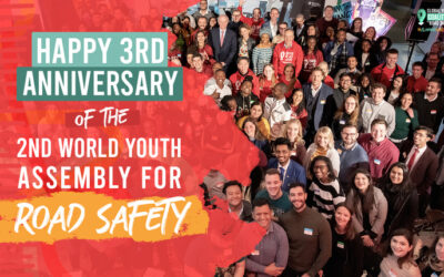 Three years since the 2nd World Youth Assembly for Road Safety!