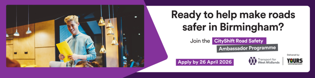 Young people in Birmingham applying to improve road safety and greener transport